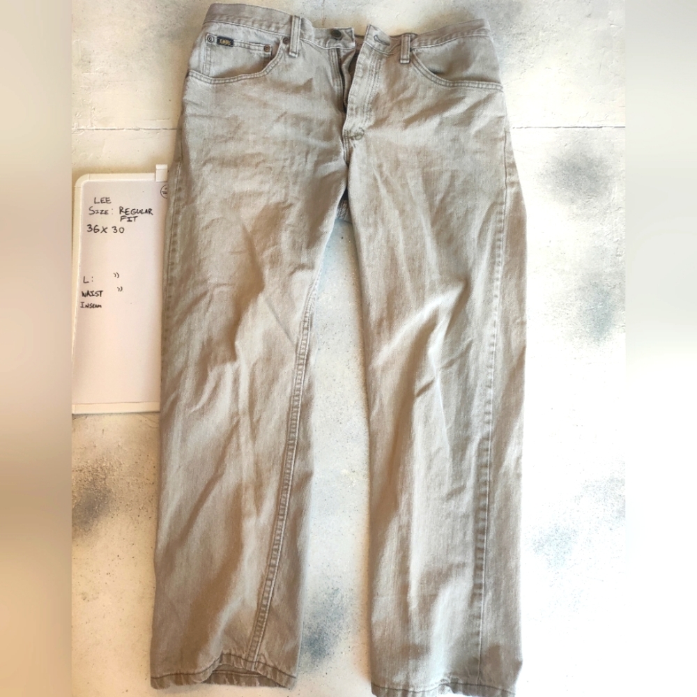 Lee Regular Fit Jean Straight Leg, 100% - 36x30